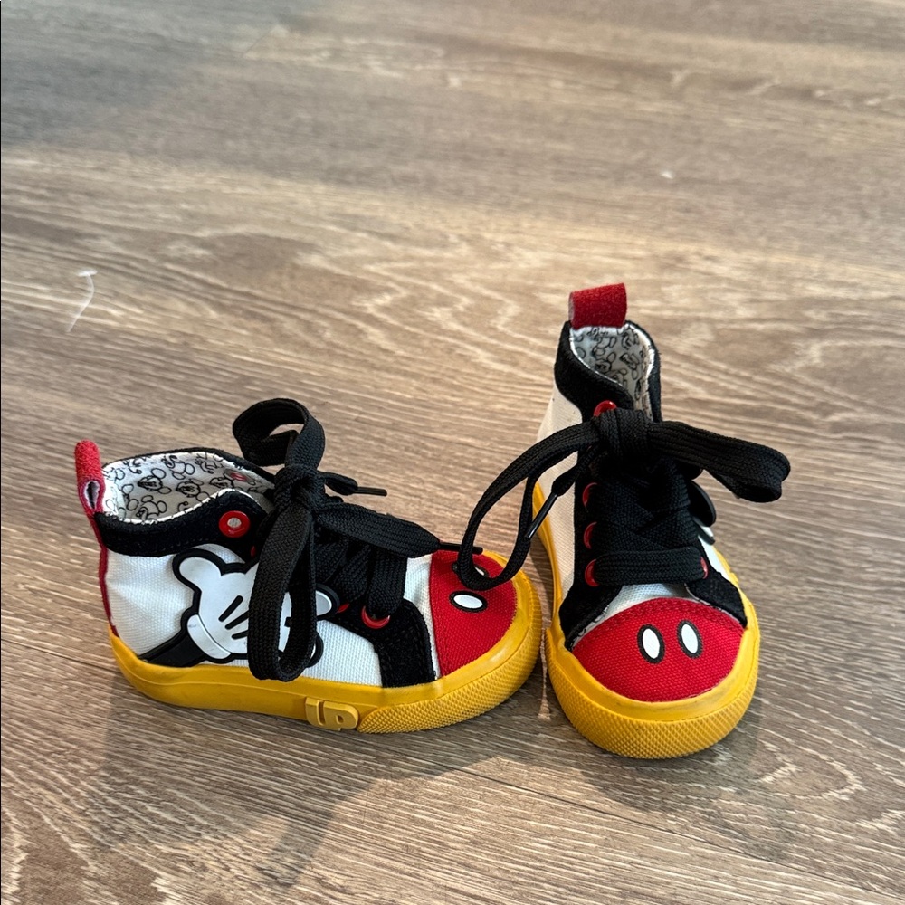 Disney Kids Sneakers - Red, Black, Yellow